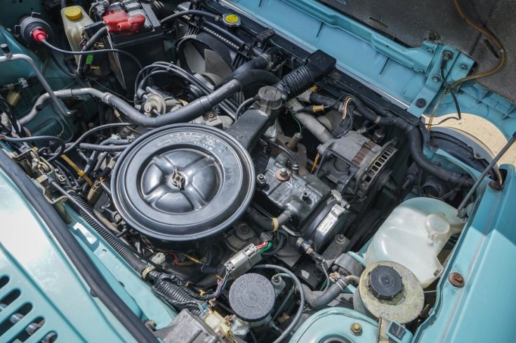1989 Nissan Pao motortere, felülnézet, jobbról