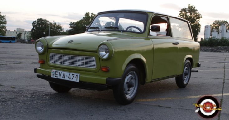 1988 Trabant 601 Universal, zöld kombi