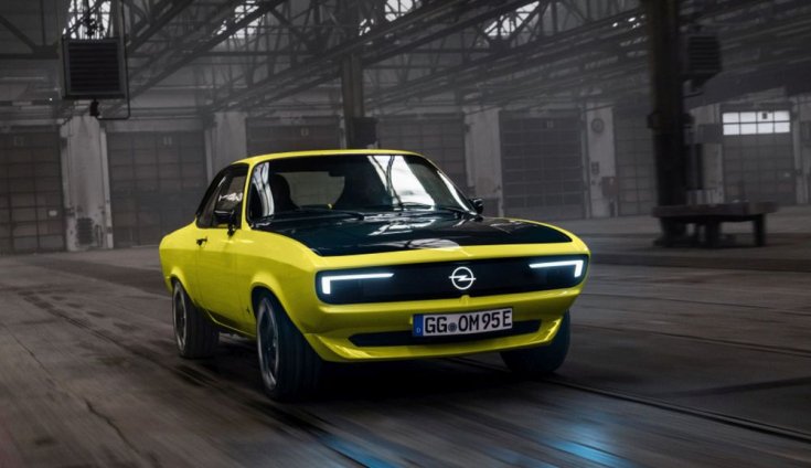 tisztán elektromos Opel Manta koncepció