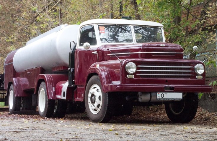 1959 Csepel D-450, bordó platós változat