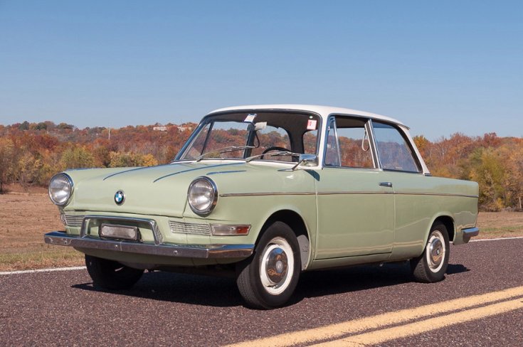 1963 BMW 700 2 door limuzin, zöld