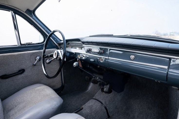 1965 Volvo PV 544 műszerfala, anyós oldala felől nézve