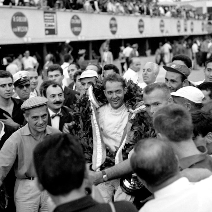 Ferrari győzelem az Olasz Nagydíjon 1960-ban
