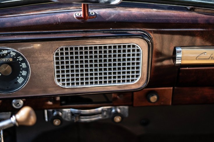 1948 Studebaker Champion műszerfala, hősugárzó