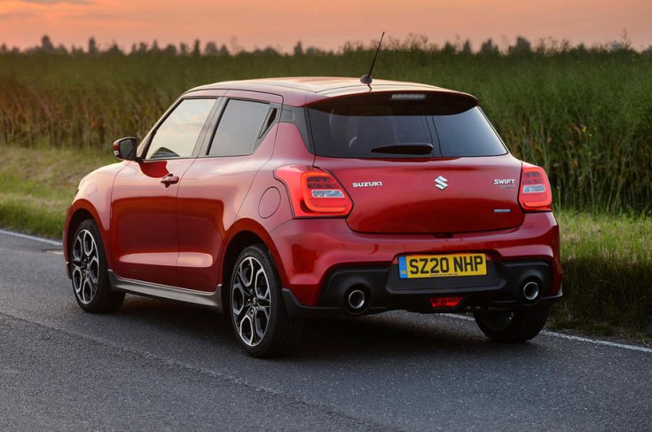 Suzuki Swift Sport hátulja