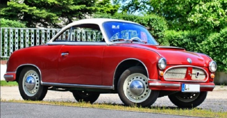 Trabant P70 kupé, oldalnézet