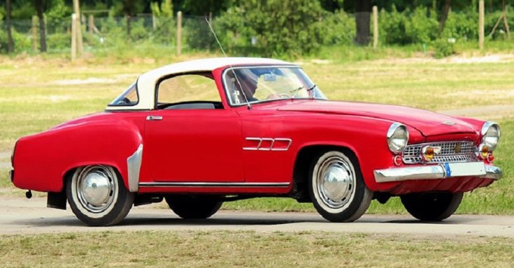 1957 Wartburg 313 kupé, oldalnézet