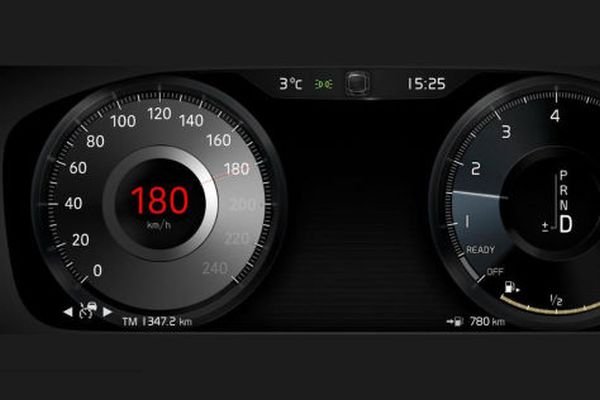 180 km/h-s limitet vezet be a Volvo