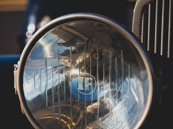 1924 Isotta Fraschini, Tipo 8A, első lámpa, elölnézet
