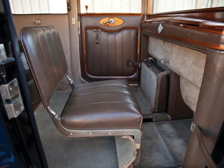 1924 Isotta Fraschini, Tipo 8A, Landaulet, pótülések nyitva, oldalnézet, jobbról