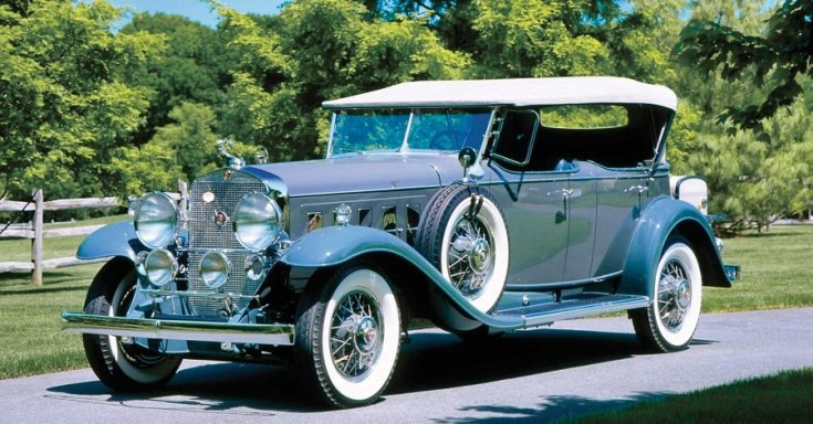 1930 Cadillac V16 Fleetwood Sport Pheaton, oldalnézet