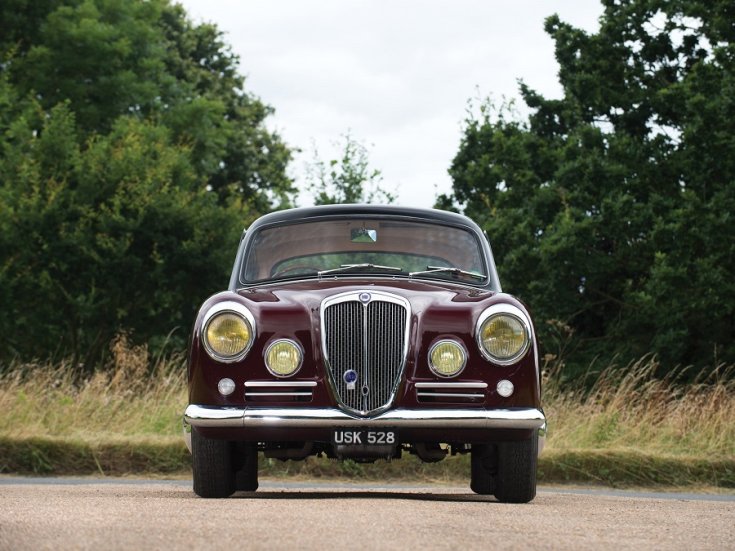 1951 Lancia Aurelia B20 GT Pinin Farina, bordó, elölnézet, szemből, távolról
