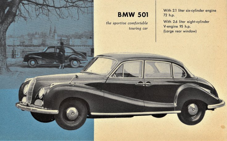 BMW 501 sorhatos motorral
