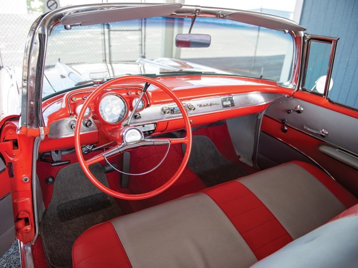 1957 Chevrolet Bel Air, műszerfal, elölnézet, oldalnézet, balról