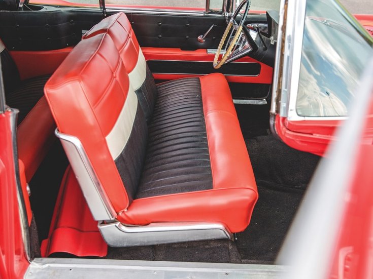 1958 Continental Mark III, első üléssor, oldalnézet, jobbról