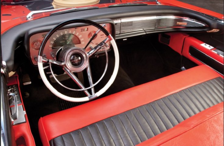 1958 Continental Mark III, műszerfal, elölnézet, döntve, balról, távolról