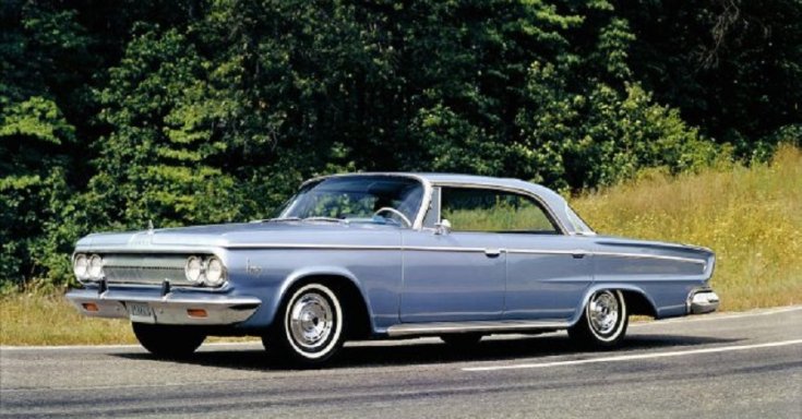 1963 Dodge Custom 880, kék, oldalnézet