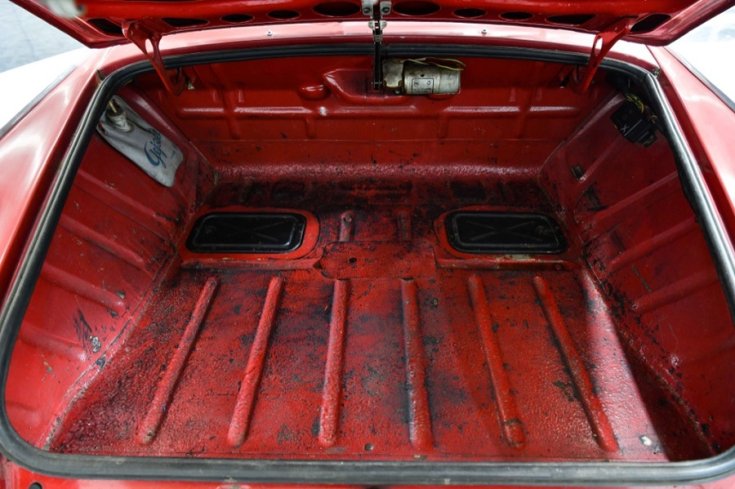 1967 Skoda 1100 MBX, csomagtér, elölnézet, felülnézet
