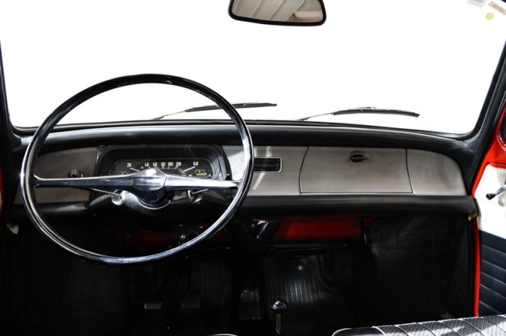 1970 Skoda 1000 MB, műszerfal, elölnézet