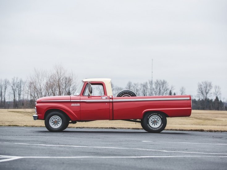1965 Mercury M-100, pickup, oldalnézet, balról