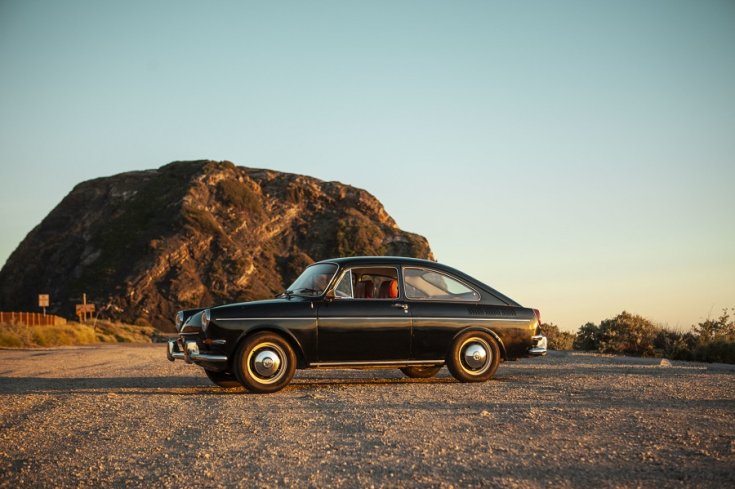 1967 Volkswagen Typ 3 fastback, fekete, oldalnézet, balról