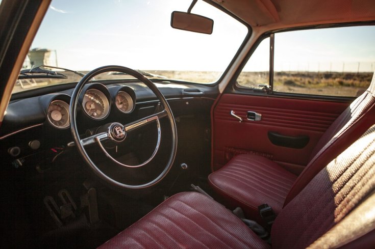 1967 Volkswagen Typ 3 műszerfal, elölnézet, oldalnézet, balról