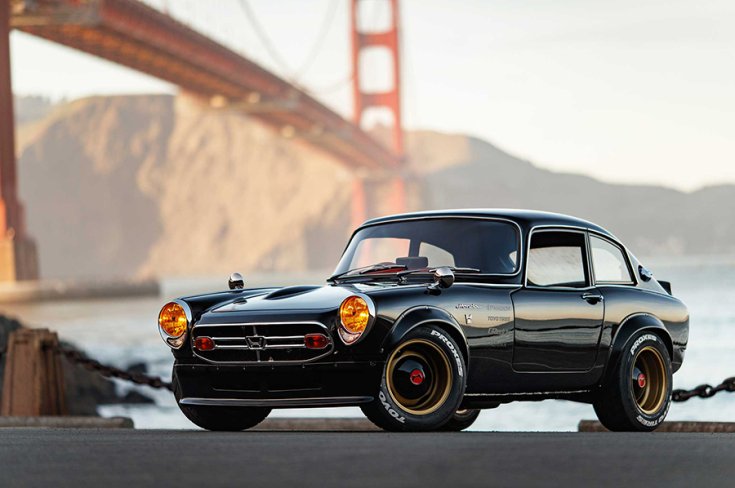 Daniel Wu 1968-as Honda S800 restomod tuningautója oldalról