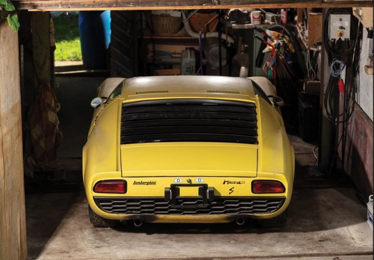 1969 Lamborghini Miura P400 S hátulja