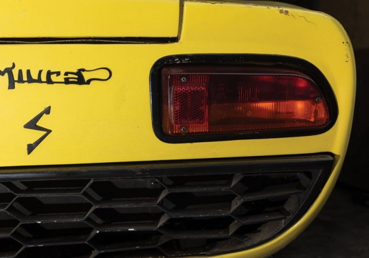 1969 Lamborghini Miura P400 S jobb hátsó lámpa