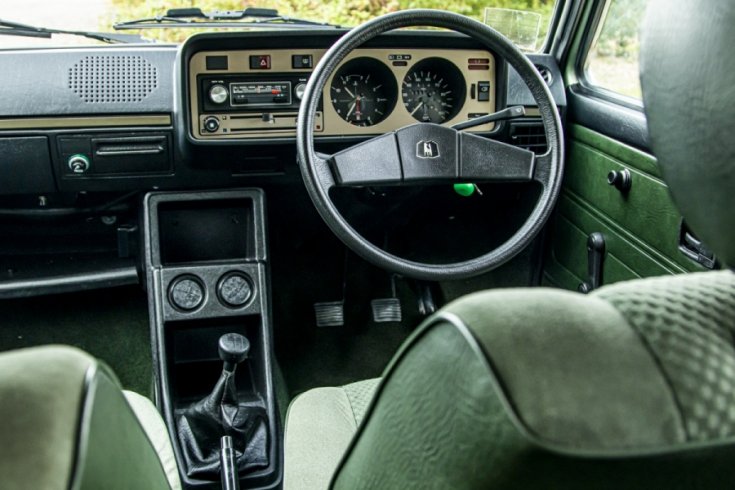 1980-as VW Golf Mk1 modell belső tere