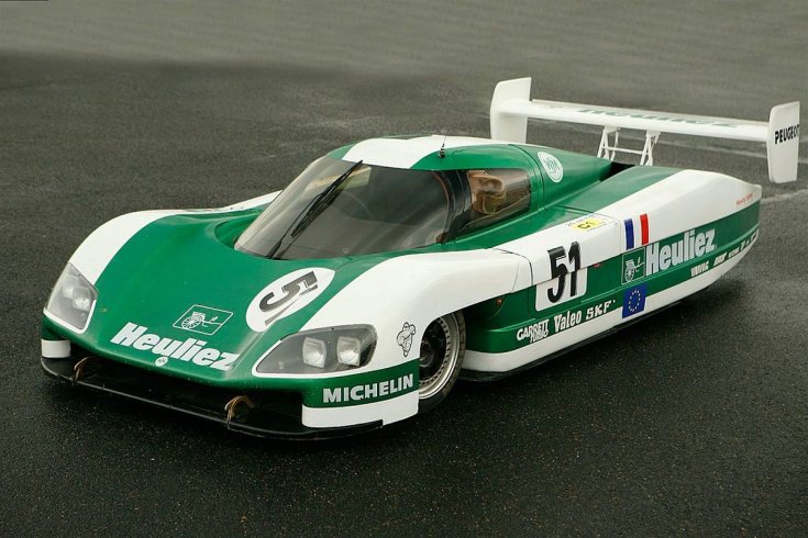 1988-as WM-Peugeot szemből