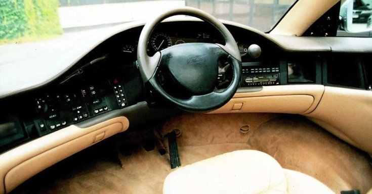 Italdesign, Columbus, 1992, tanulmányautó, műszerfal, oldalnézet, balról