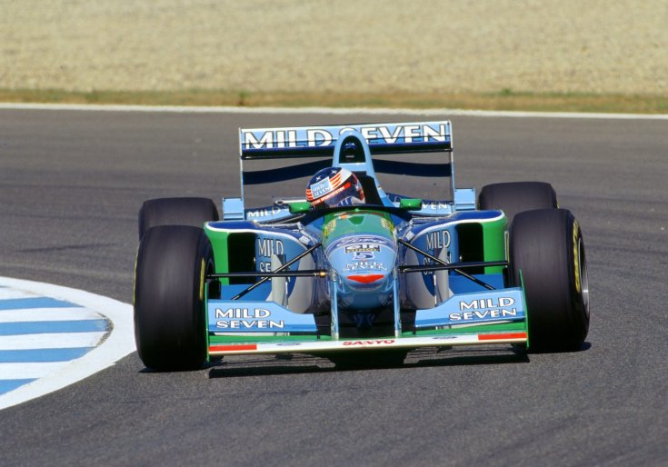 Schumacher az 1994-es Spanyol Nagydíjon