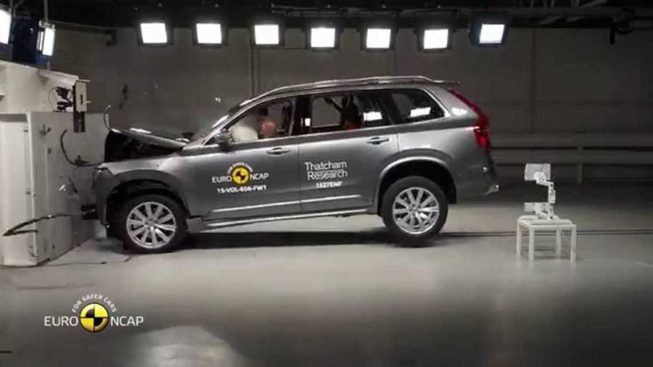 2015-ös Volvo XC90 törésteszten