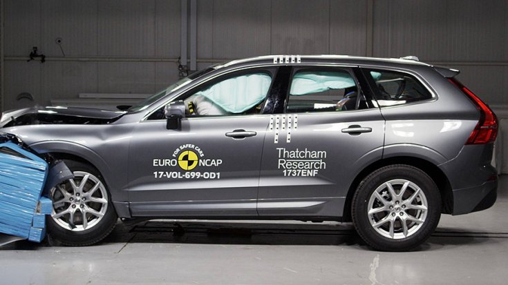 2017-es Volvo XC60 törésteszten