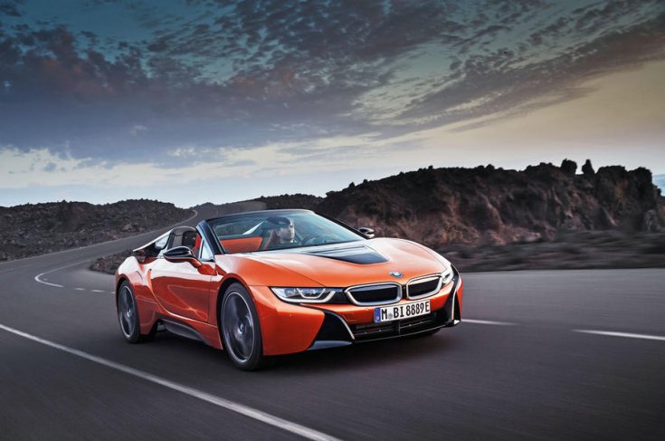 2018-as BMW i8 elölről