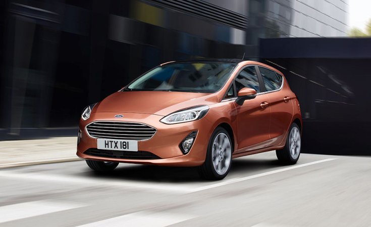 2018 Ford Fiesta szemből
