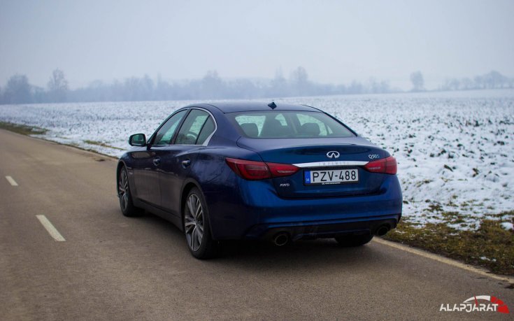 Infiniti Q50S teszt Alapjárat