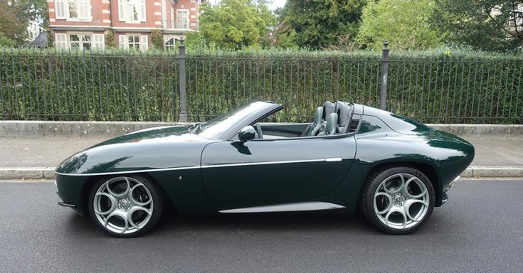 Alfa Romeo Disco Volante Spyder oldalról