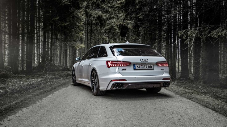 2019-es Audi A6 ABT tuning hátulról