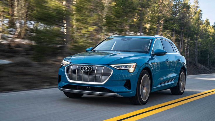 Audi e-tron SUV elölről