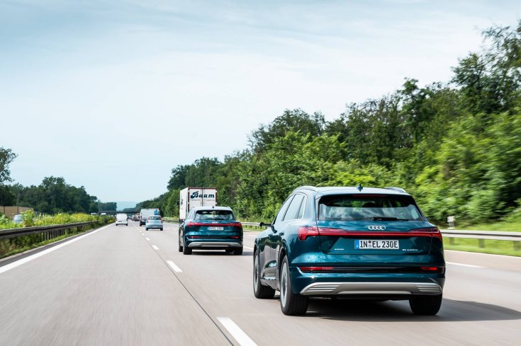 2019-es Audi e-tron hátulról