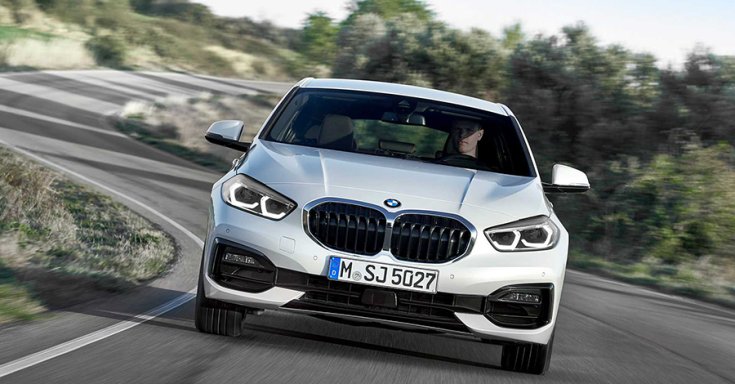 2020 BMW 1-es széria elölről