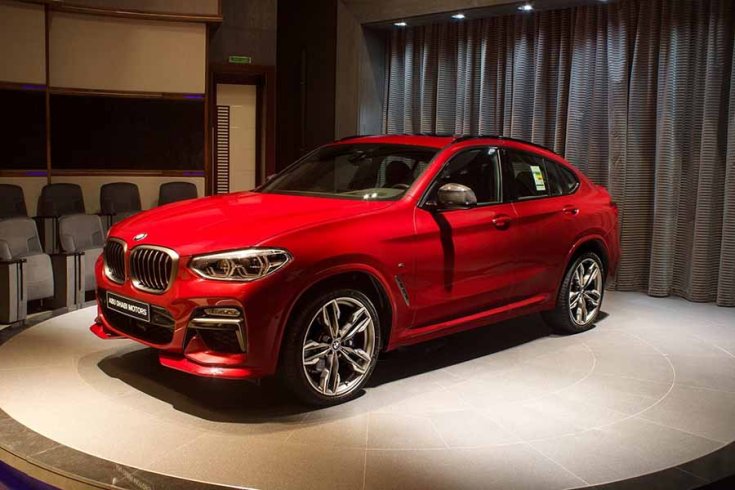 2019-es BMW X4 M40i tuning elölről