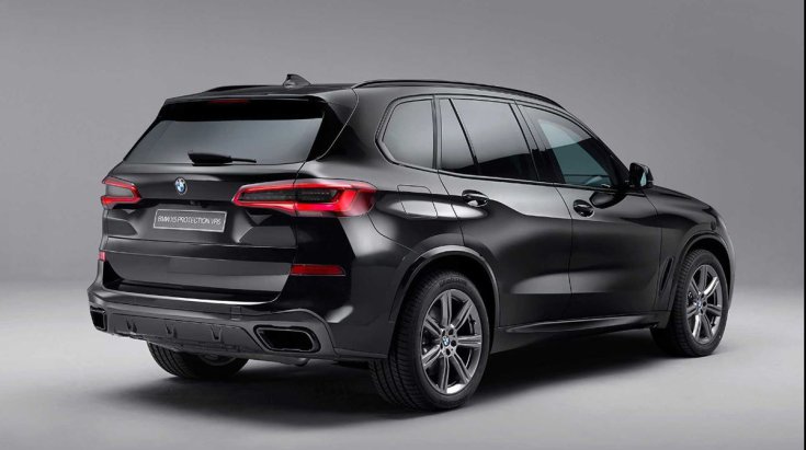 BMW X5 Protection VR6 hátulról