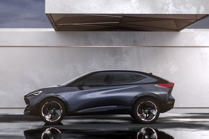 2019-es Cupra Tavascan koncepció oldalról