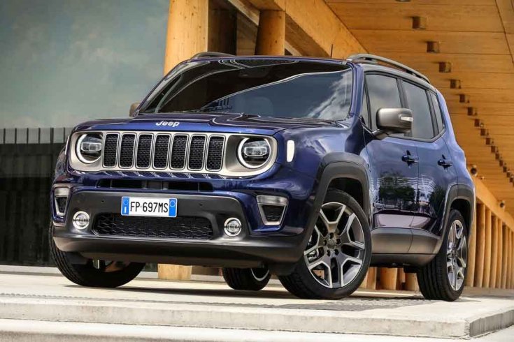 2019-es Jeep Renegade elölről