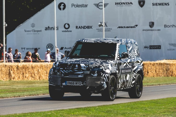Land Rover Defender a 2019-es Goodwood fesztiválon