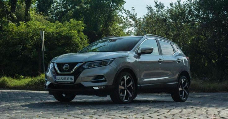 2019-es Nissan Qashqai elölről