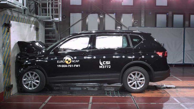 2019-es Seat Tarraco törésteszten